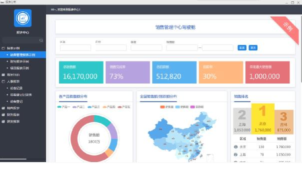 用友致远报表中心