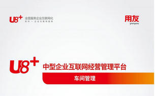 用友软件模块介绍